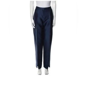 Carolina Herrera Straight trousers. Women Navy blue size 4